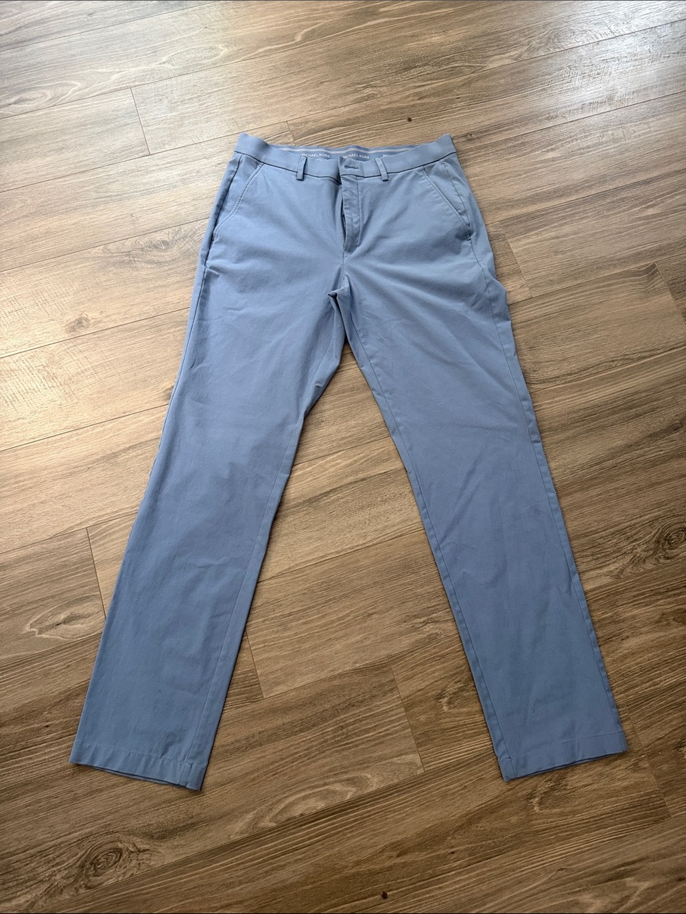 Michael Kors Men's Straight Chinos - Light Blue - size 32x32